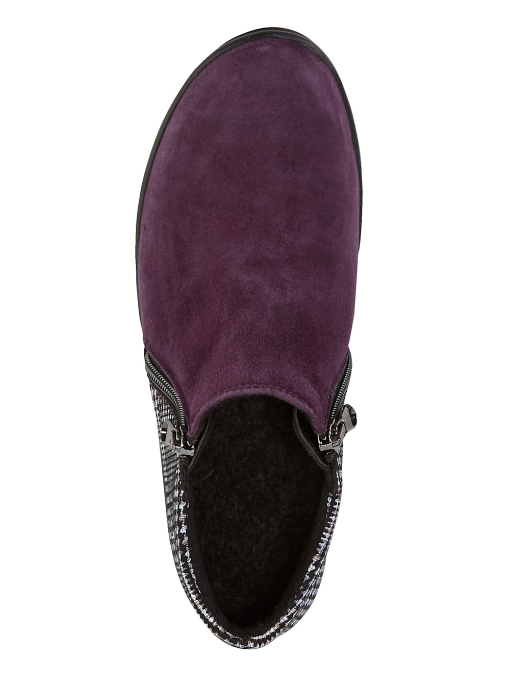 Vamos Stiefelette in klassischer Optik - Lila