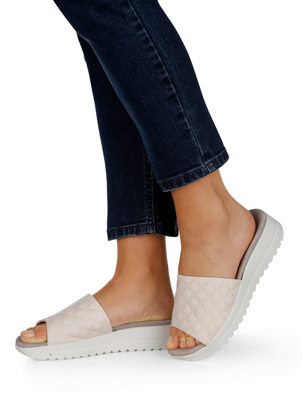 Vamos Pantolette mit Luftpolsterlaufsohle - Rosé