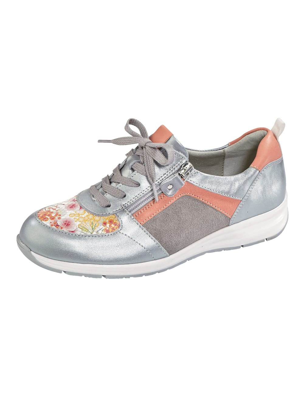 Vamos Schnurschuh - Silberfarben