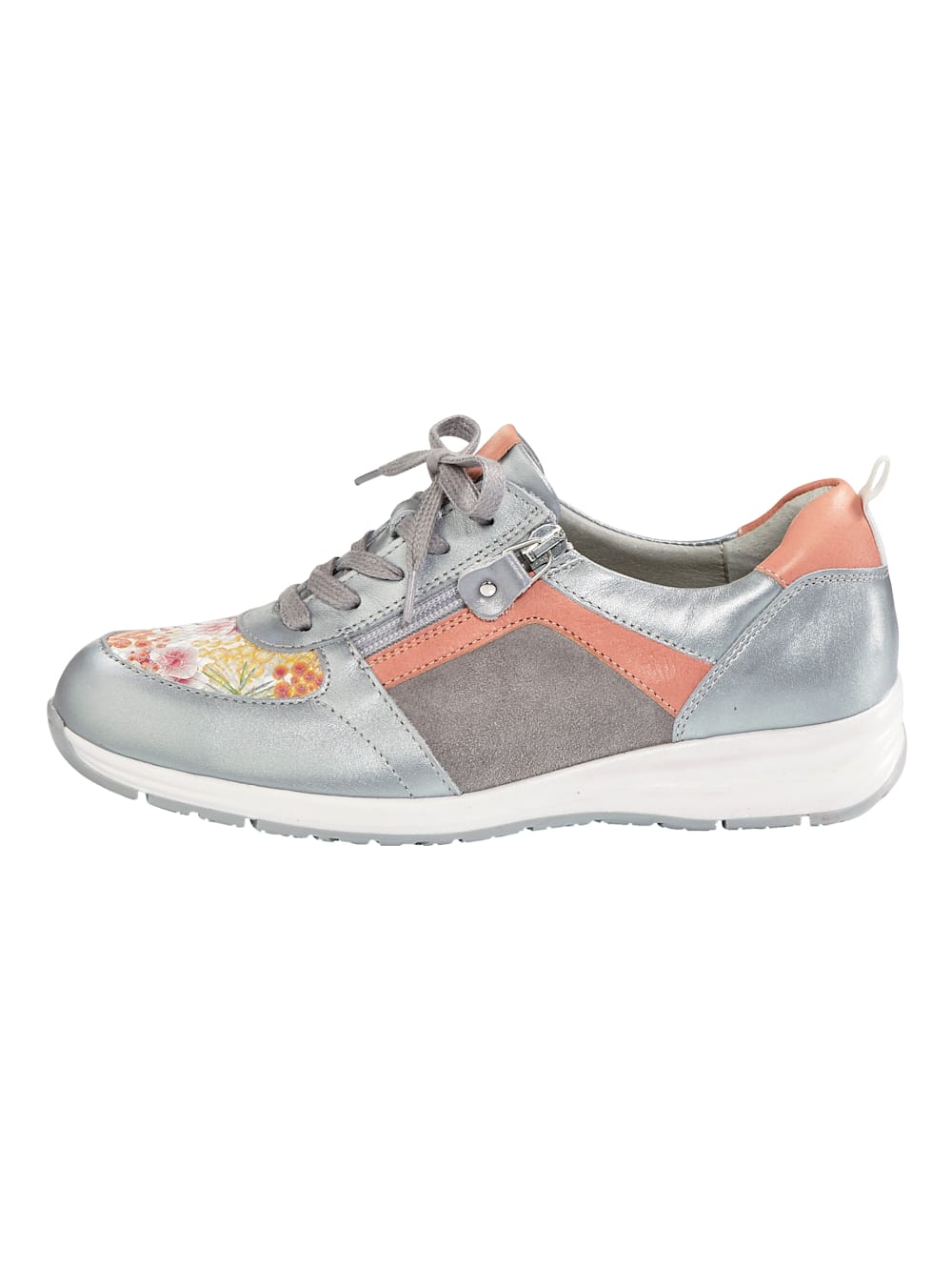 Vamos Schnurschuh - Silberfarben