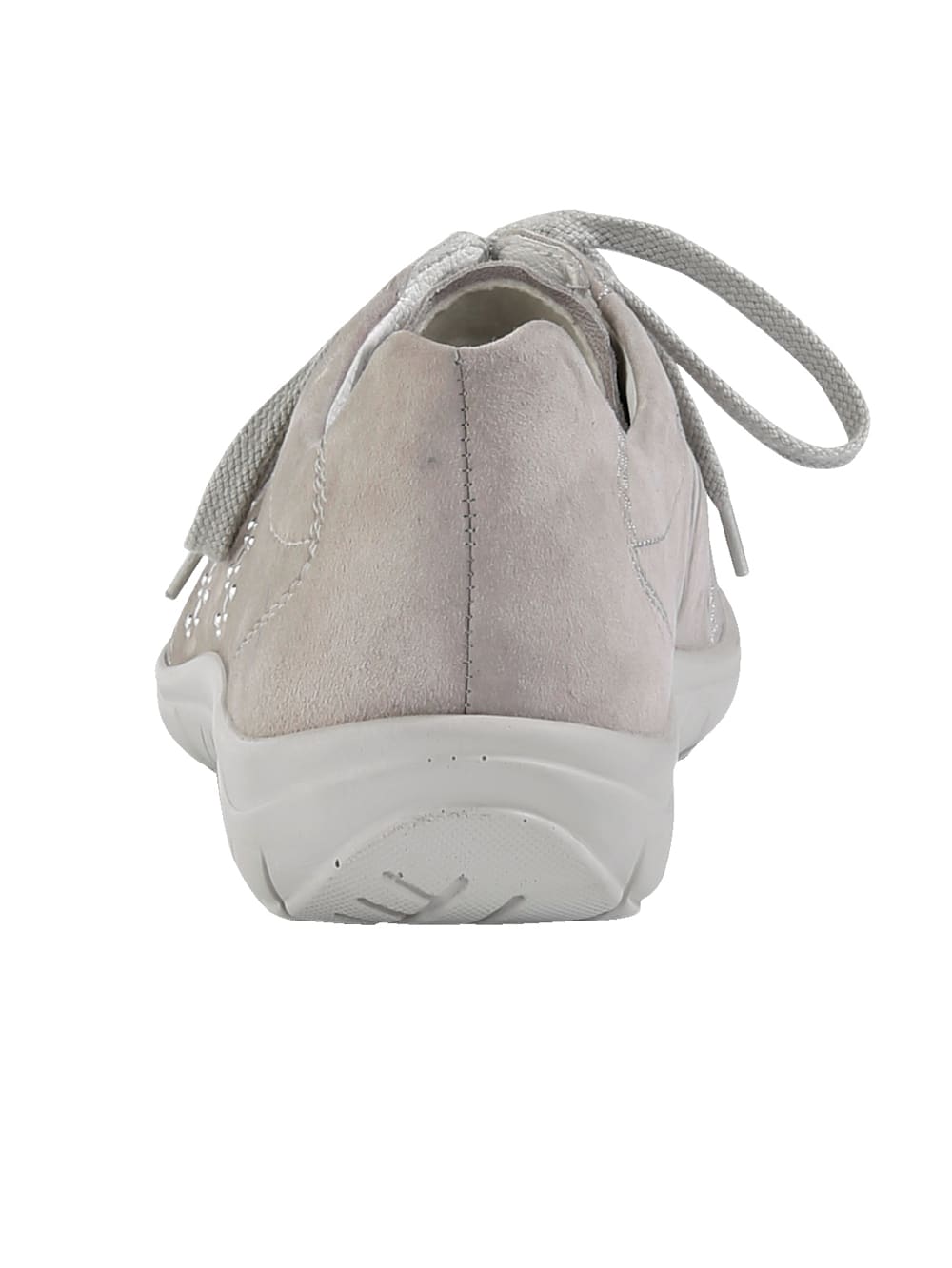 Vamos Schnurschuh aus hochwertigem Veloursleder - Grau