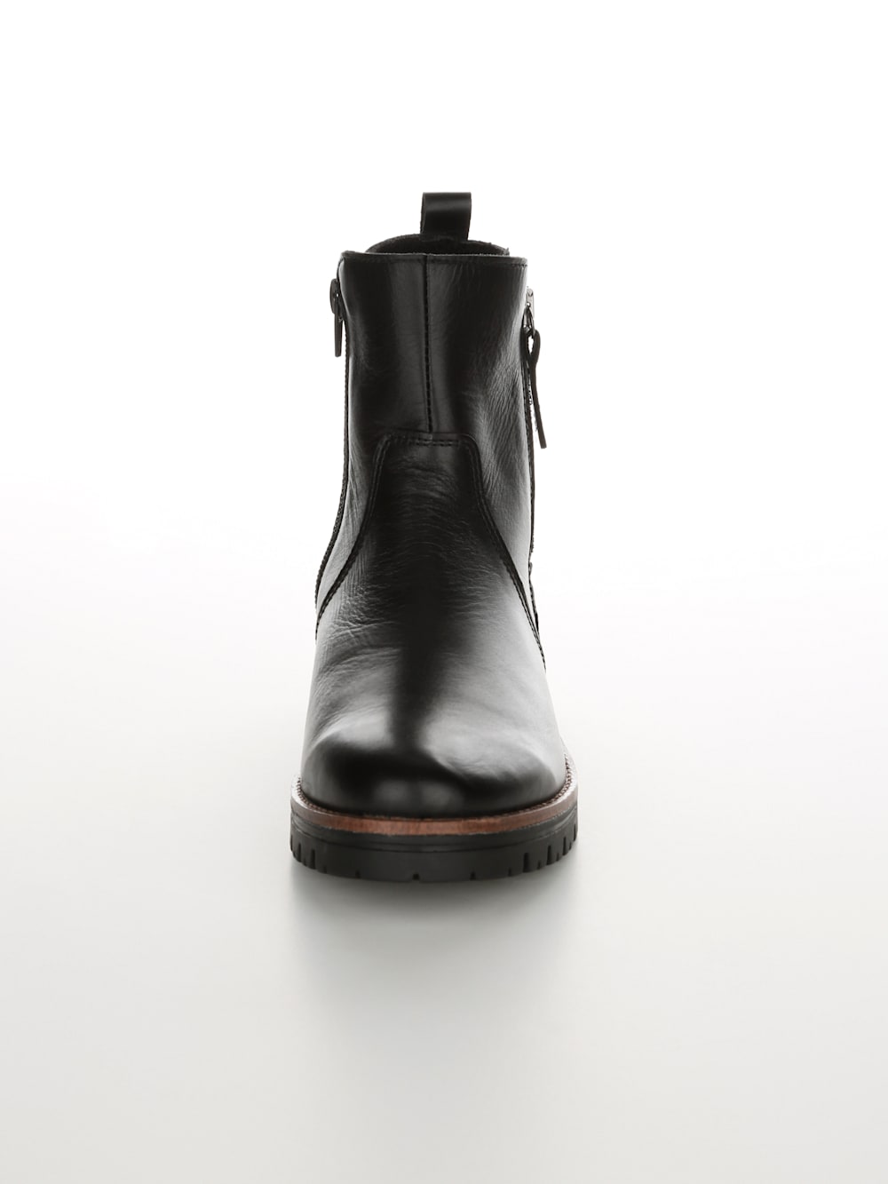 Vamos Stiefelette mit seitlichen Reibverschlussen - Schwarz