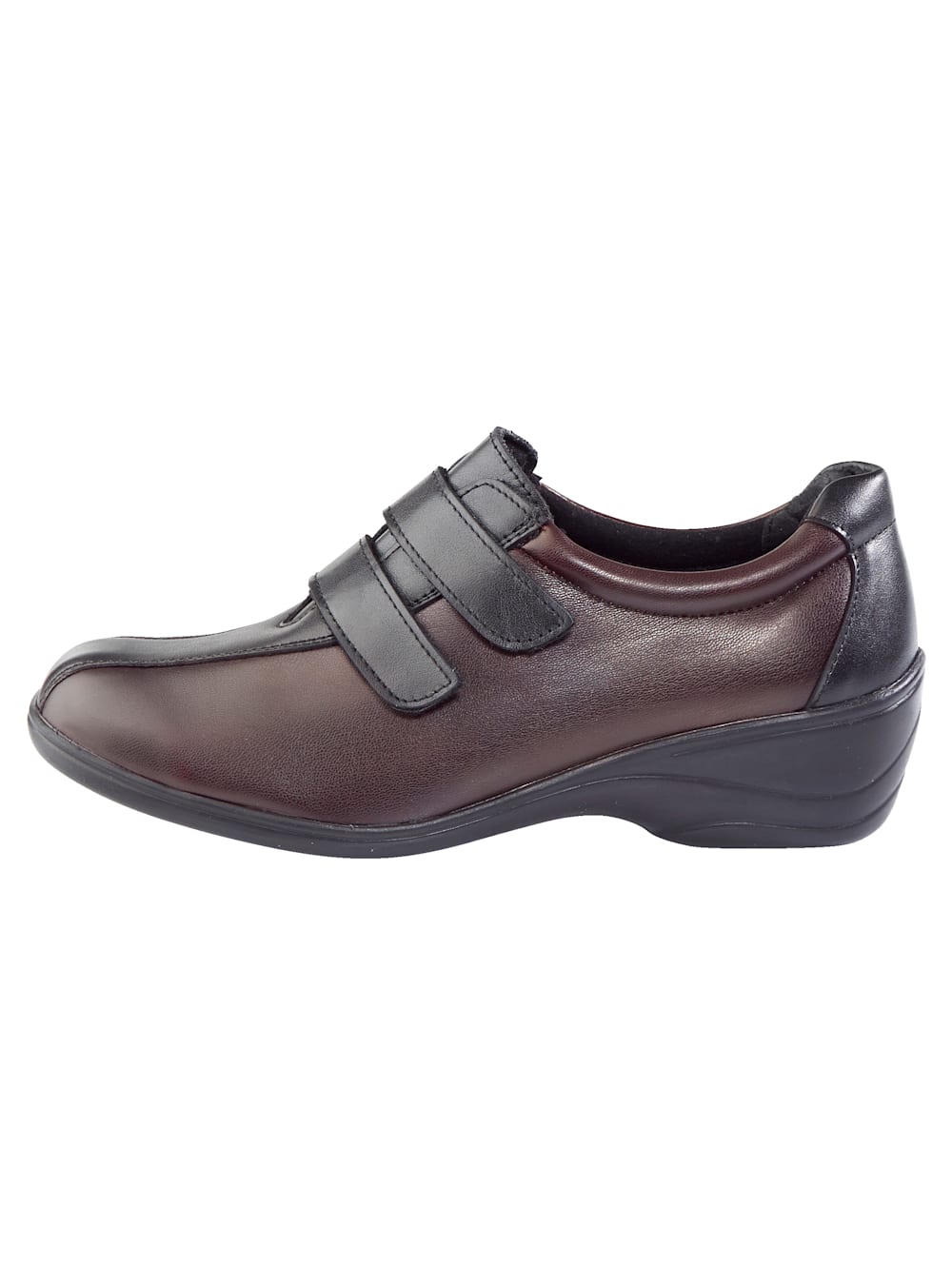 Vamos Klettslipper mit Doppelklett - Bordeaux
