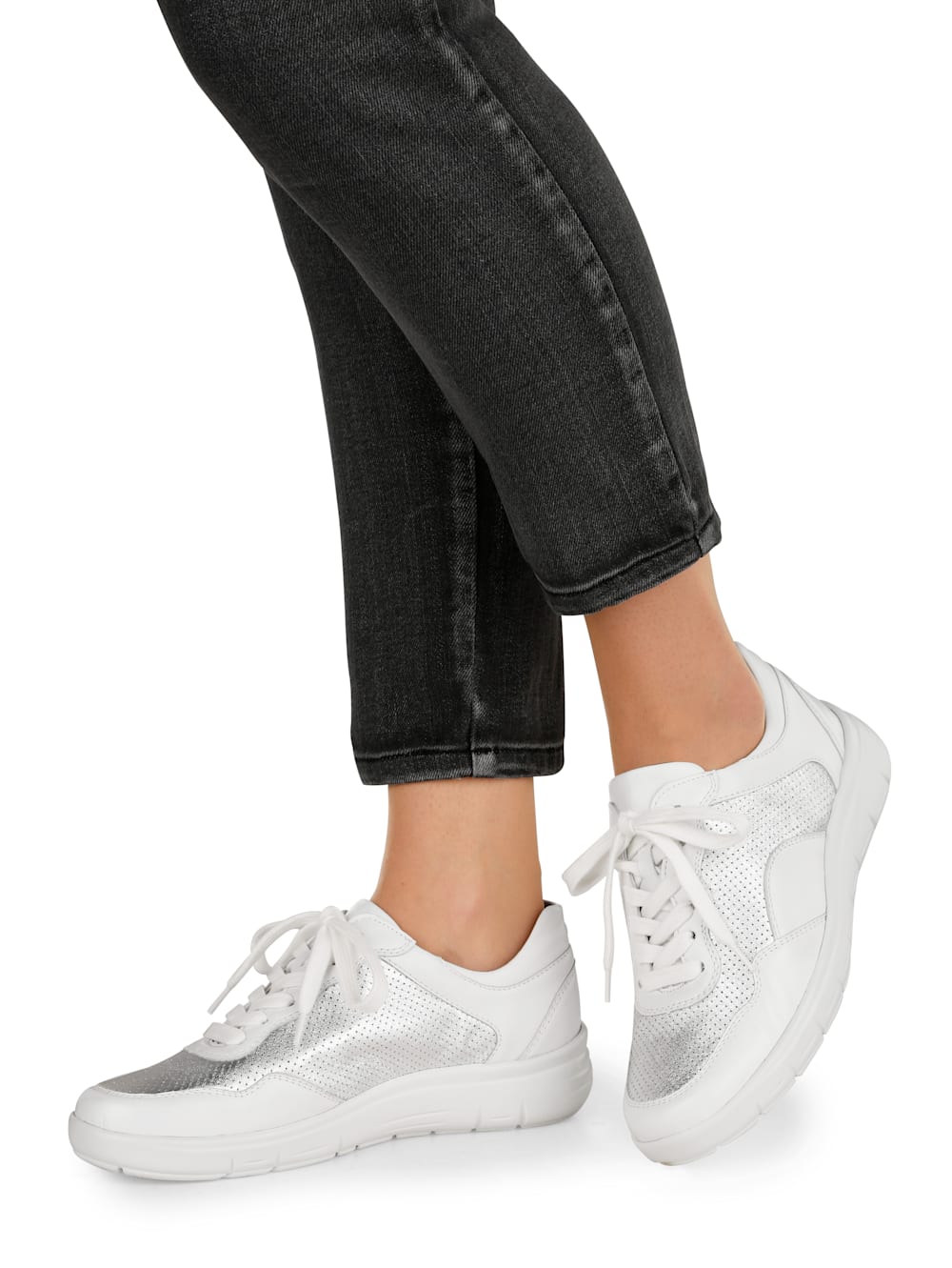 Vamos Schnurschuh aus hochwertigem Leder - Mintgrun
