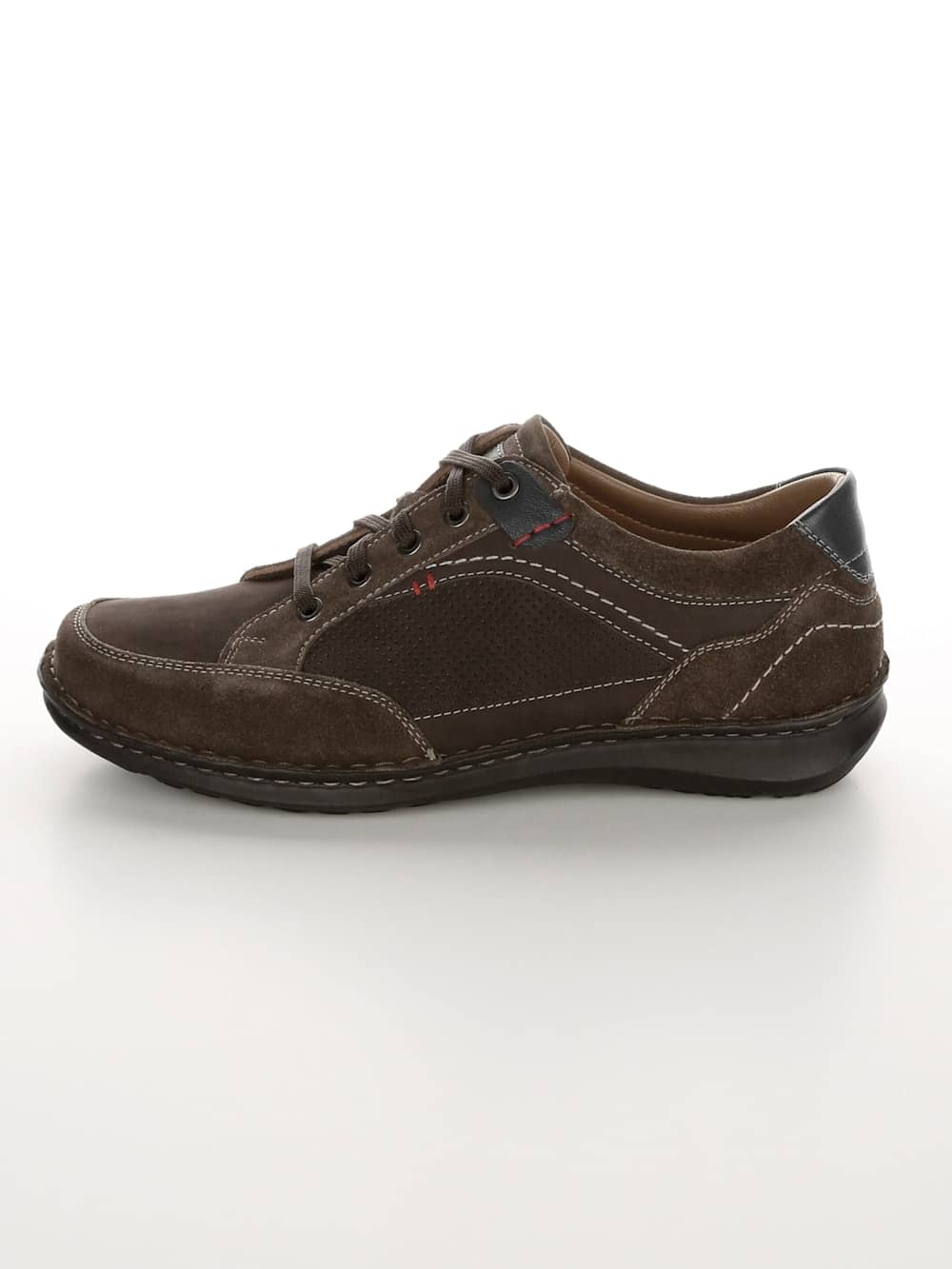 Vamos Schnurschuh mit seitlichen Perforationen - Braun