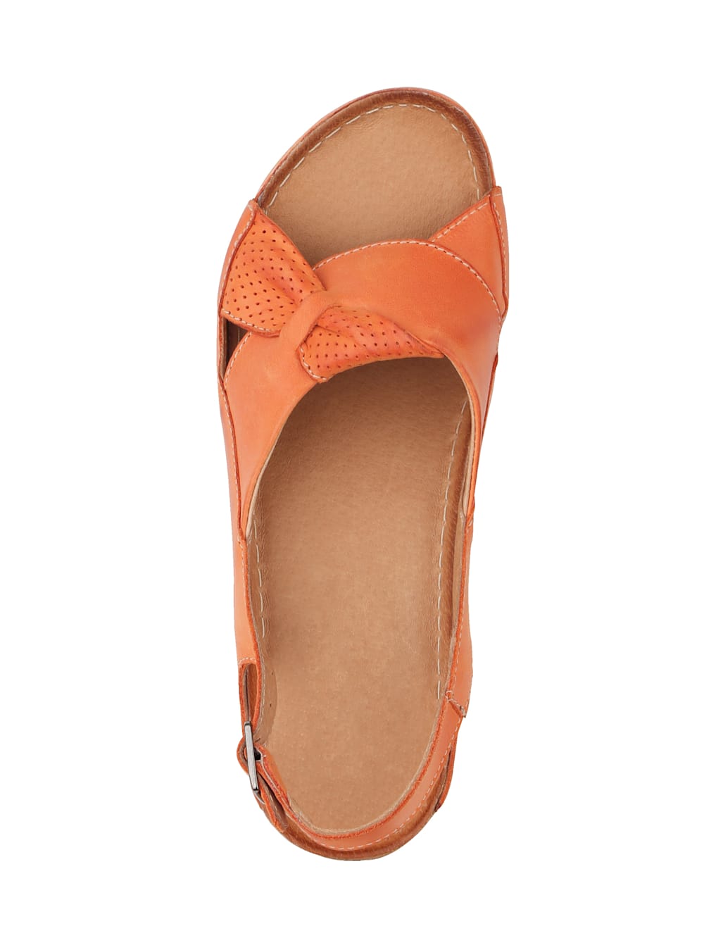 Vamos Sandale mit raffinierter Schlaufe - Orange
