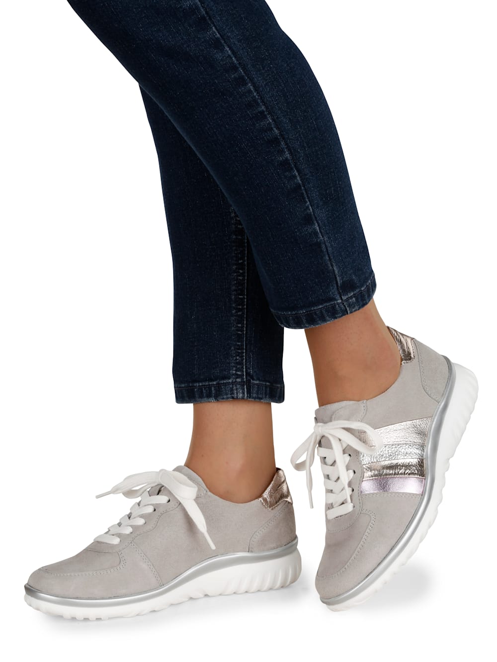 Vamos Schnurschuh - Grau