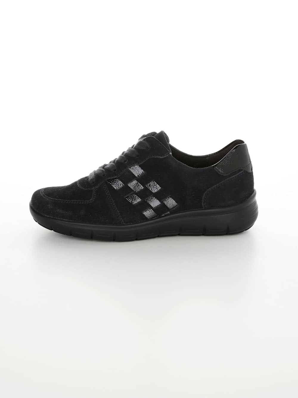 Vamos Schnurschuh mit Luftpolsterlaufsohle - Schwarz