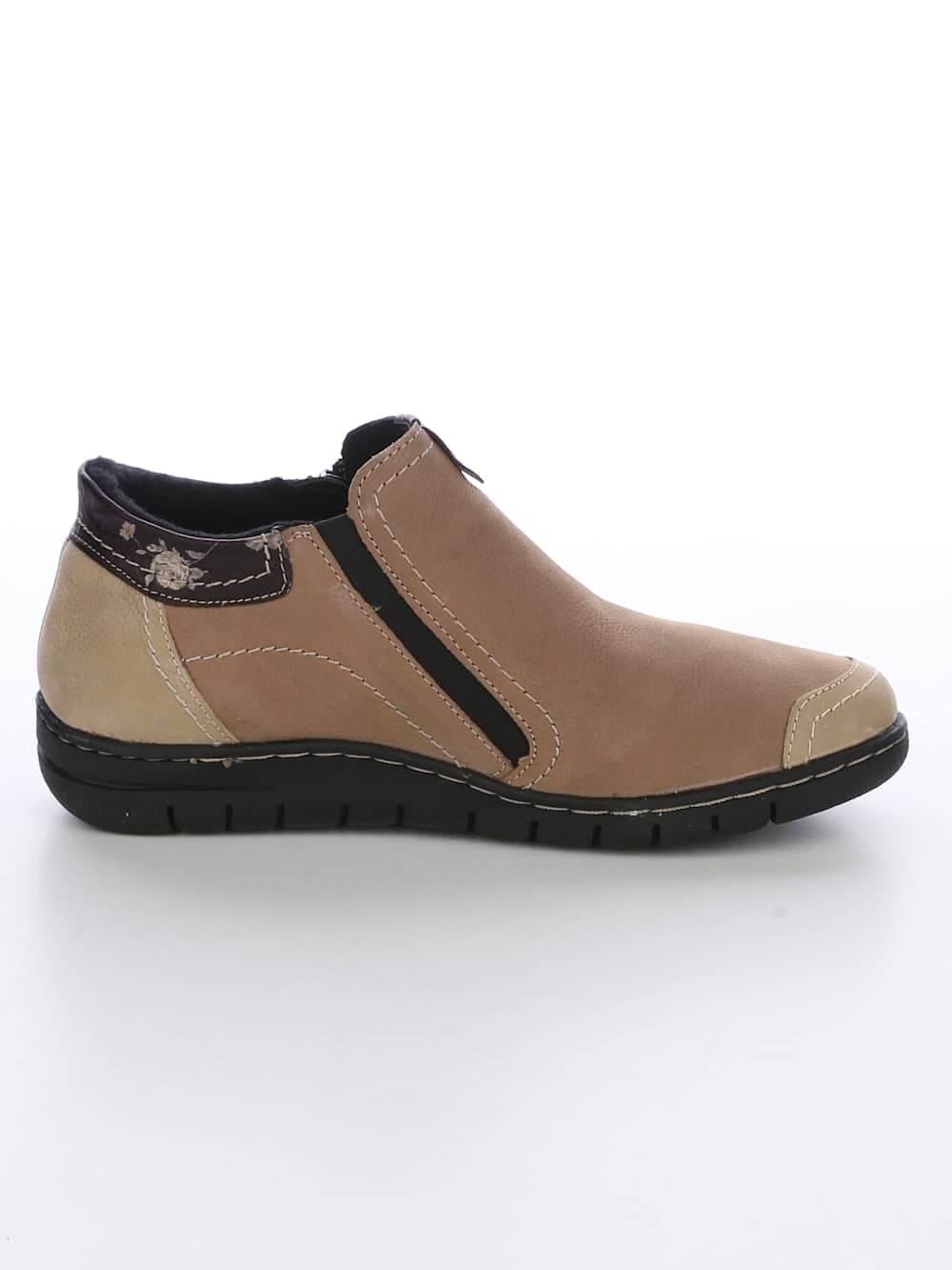 Vamos Stiefelette mit Elasteinsatz - Taupe