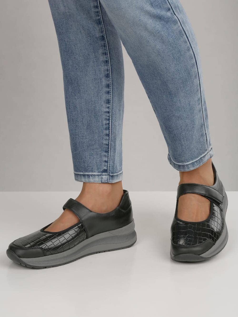 Vamos Klettslipper mit Shock-Absorber - Schwarz