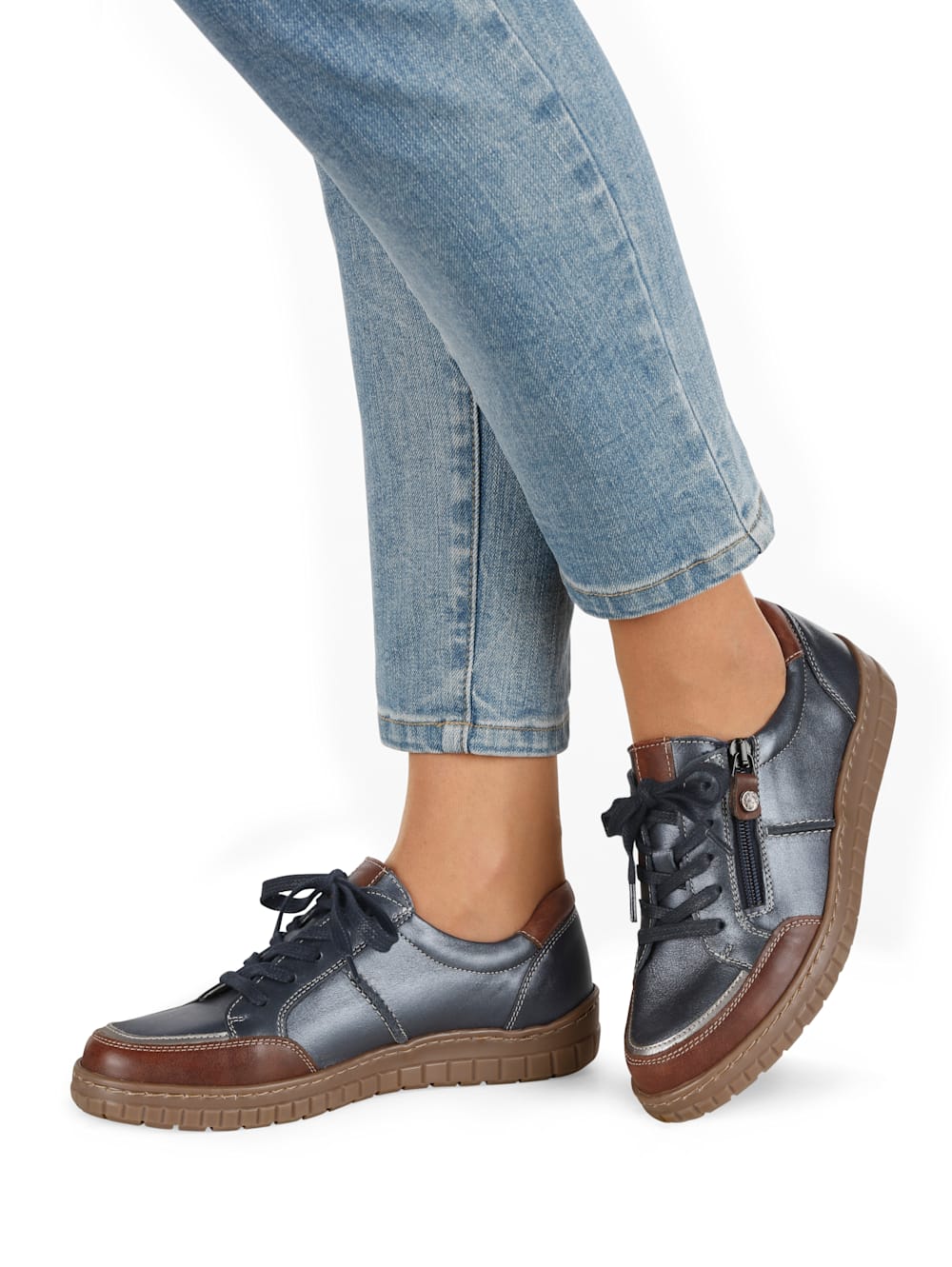 Vamos Schnurschuh - Blau