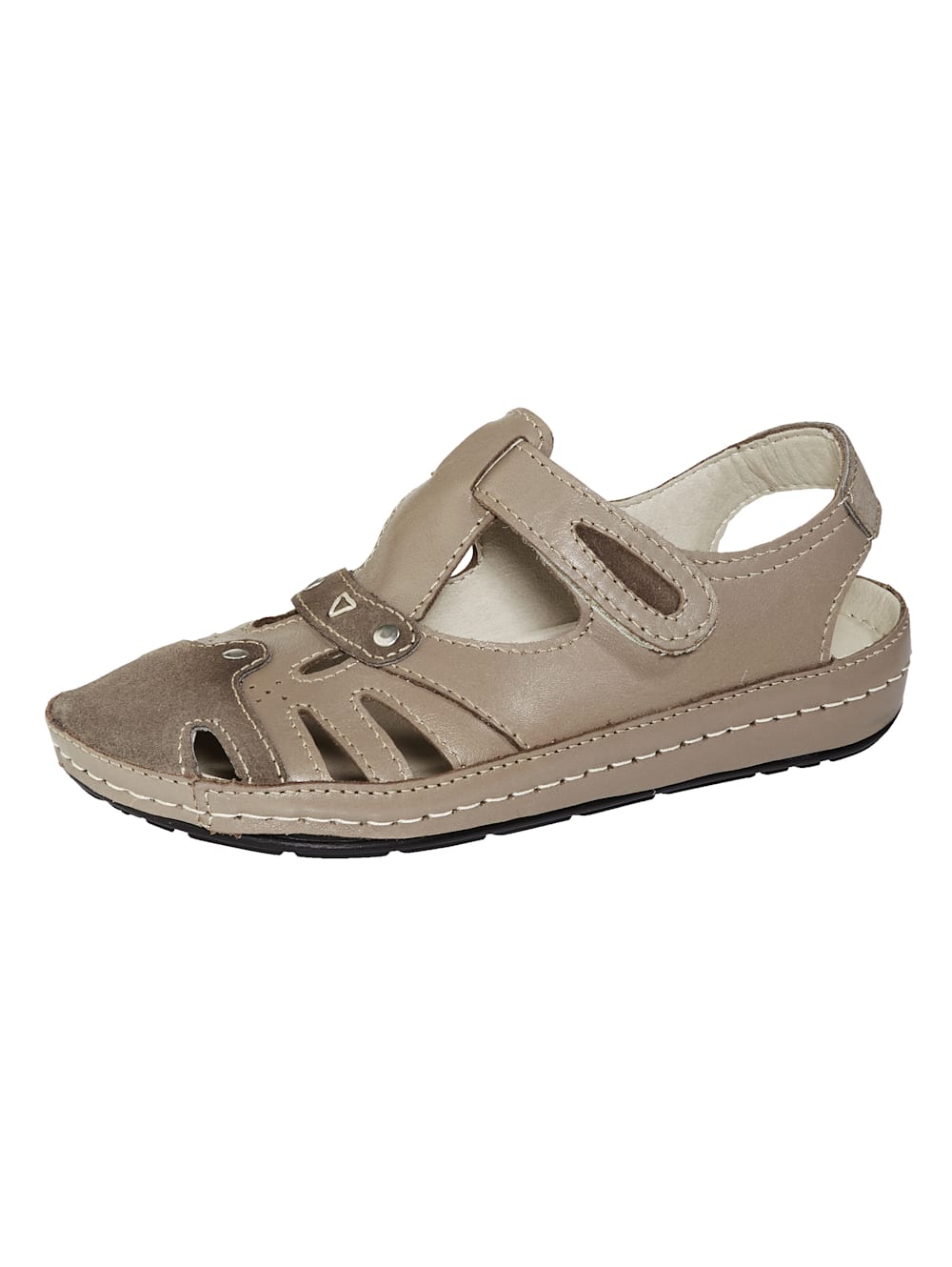 Vamos Klettslipper in zweifarbiger Optik - Taupe