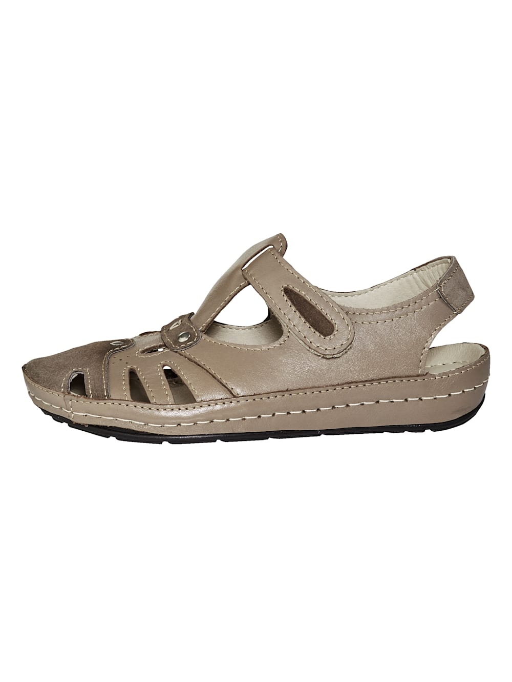 Vamos Klettslipper in zweifarbiger Optik - Taupe