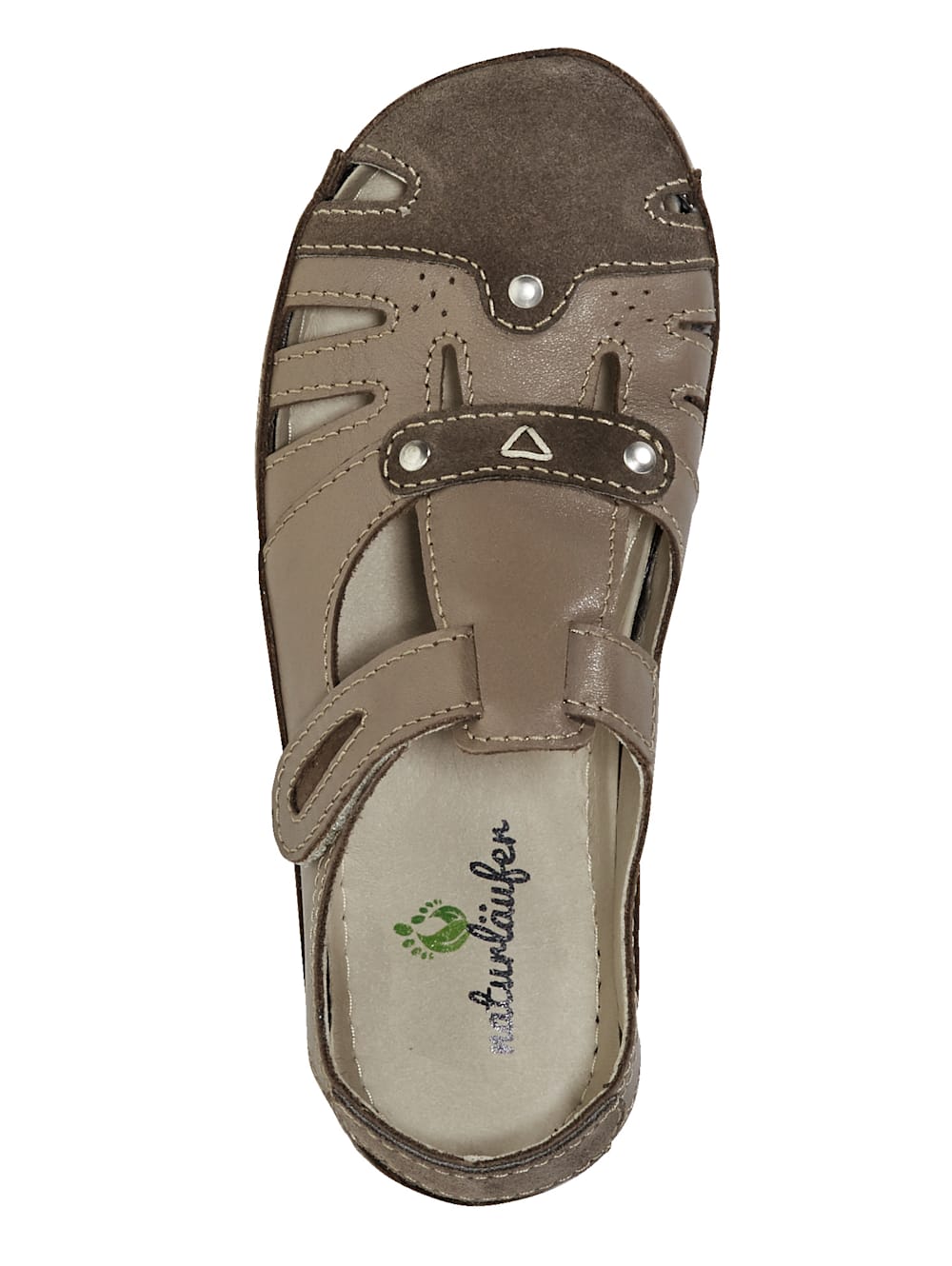 Vamos Klettslipper in zweifarbiger Optik - Taupe