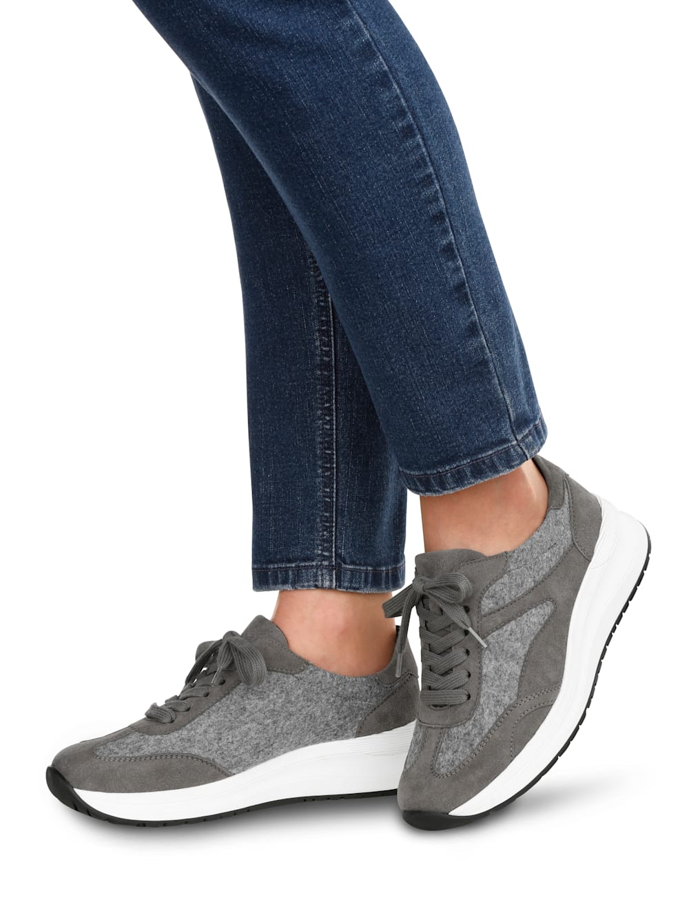 Vamos Schnurschuh - Grau