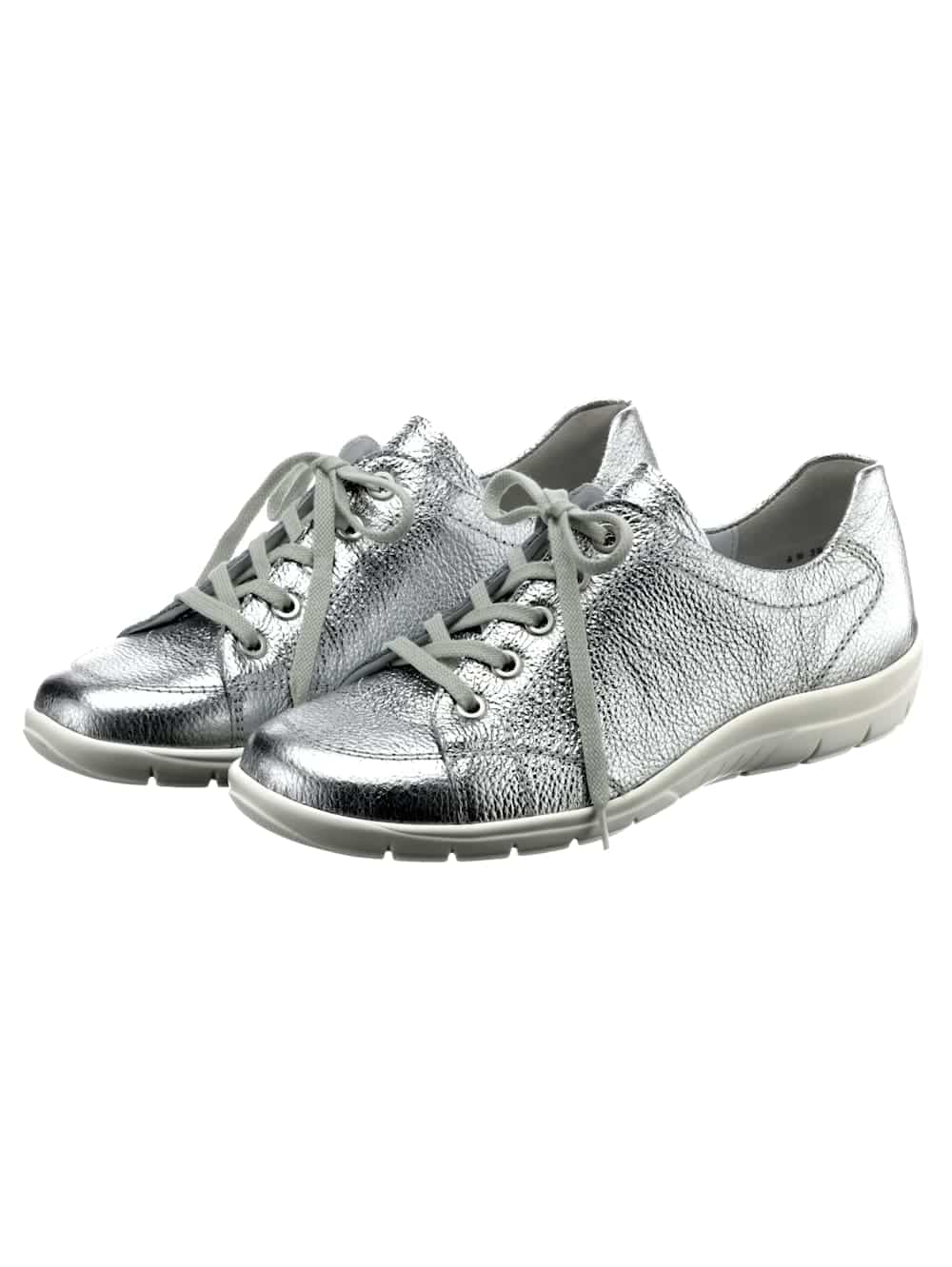 Vamos Schnurschuh - Silberfarben