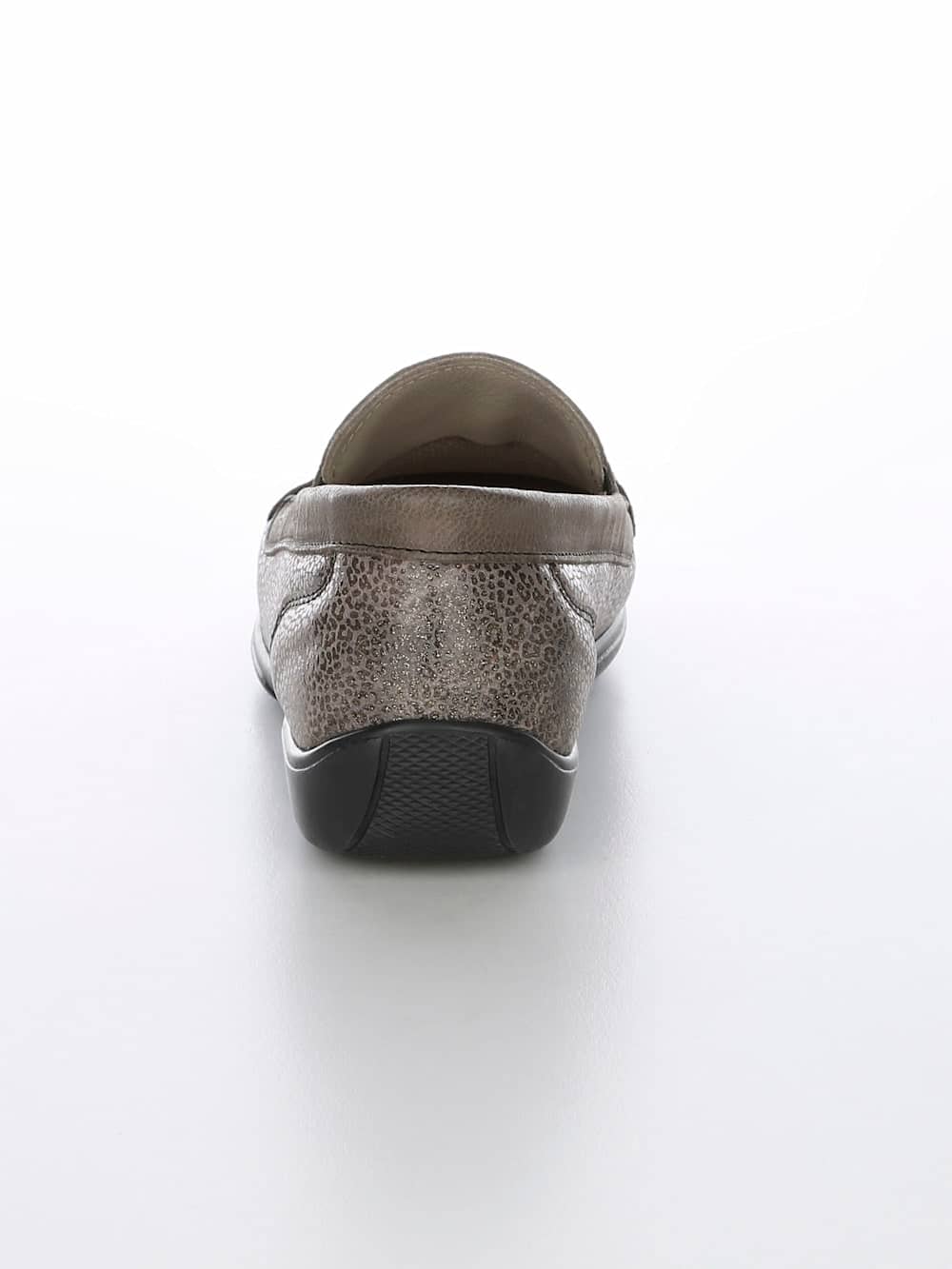 Vamos Mokassin mit wunderschoner Zierkette - Taupe