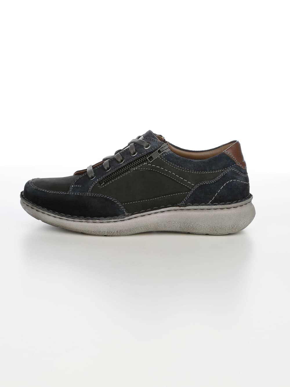 Vamos Schnurschuh mit zusatzlichem Reibverschluss - Marineblau