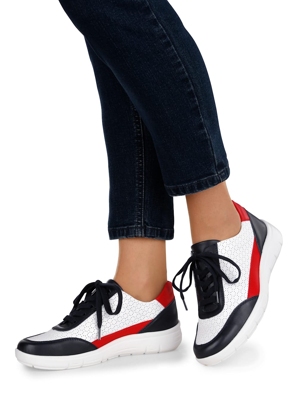 Vamos Schnurschuh mit Shock-Absorber - Blau