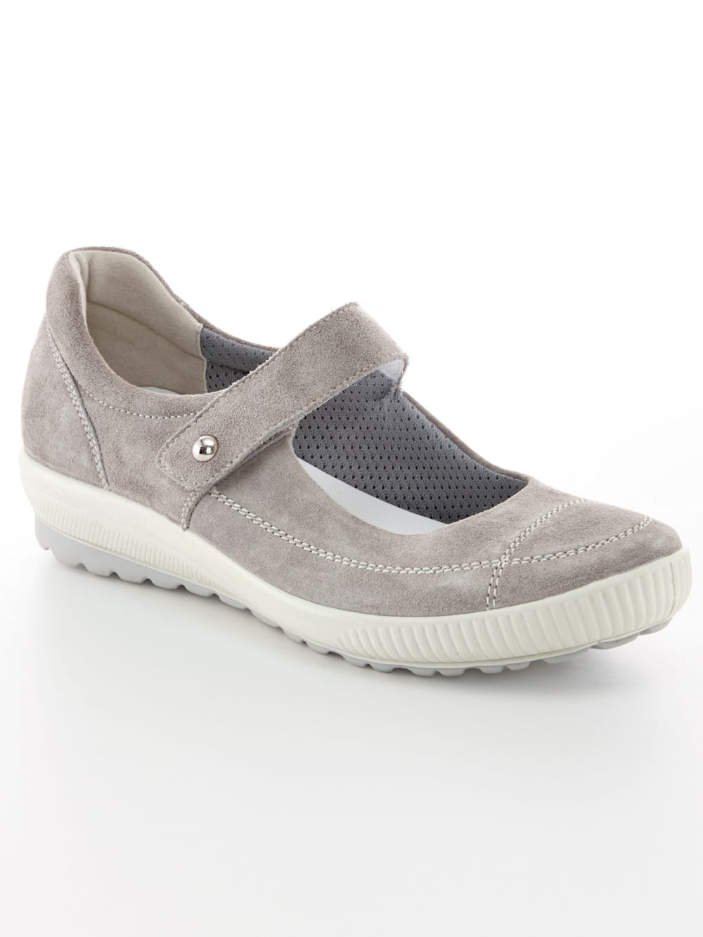 Vamos Klettslipper mit Klettverschluss - Grau