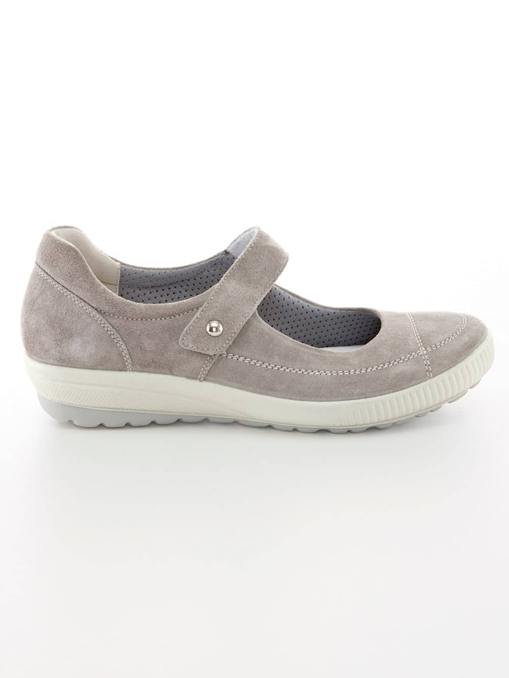 Vamos Klettslipper mit Klettverschluss - Grau