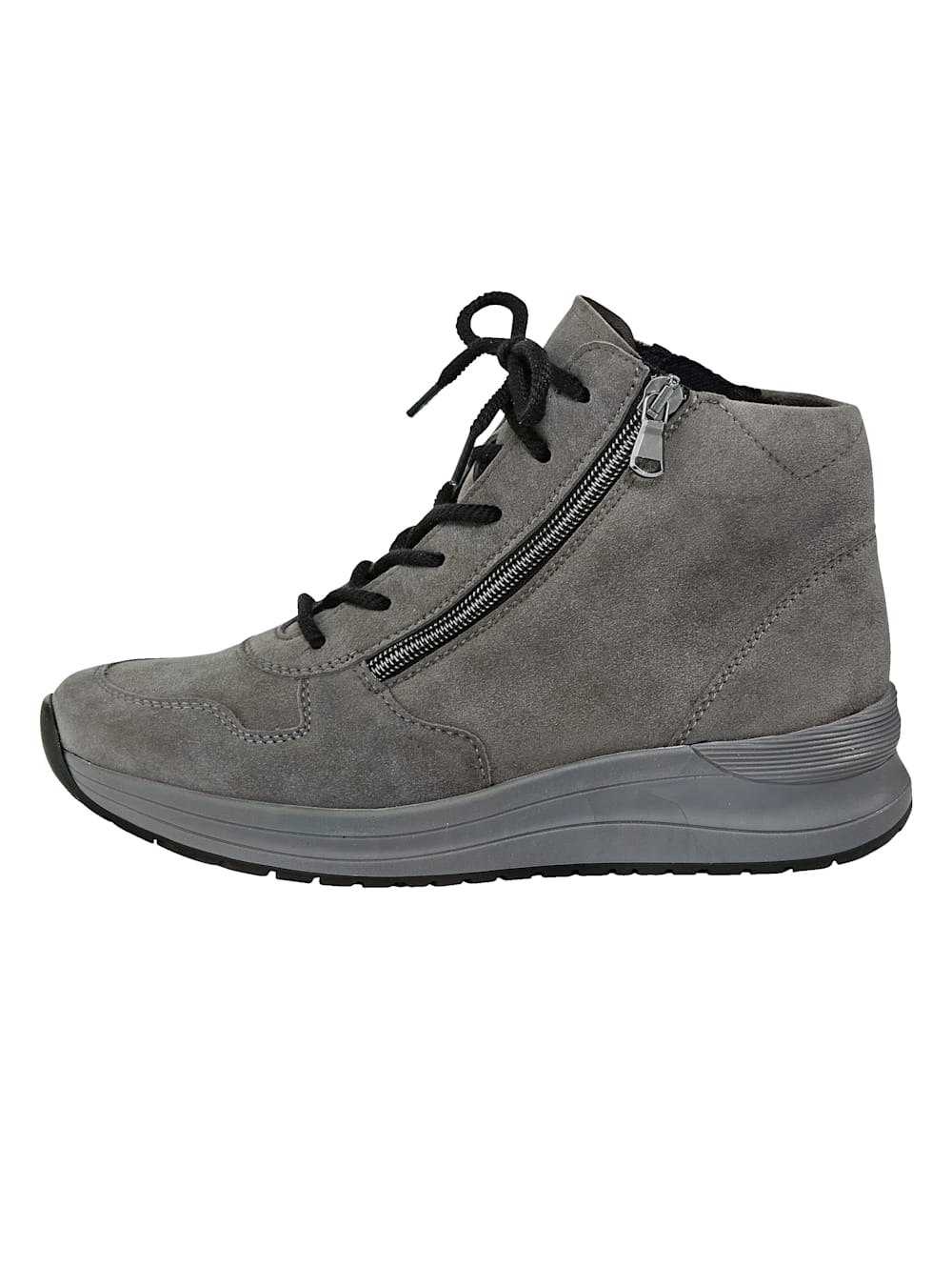 Vamos Schnurstiefelette mit Shock-Absorber - Grau