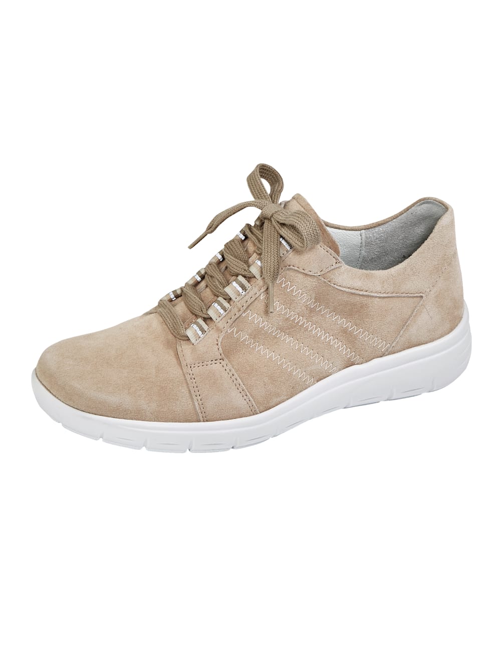 Vamos Schnurschuh mit Luftpolsterlaufsohle ausgestattet - Beige