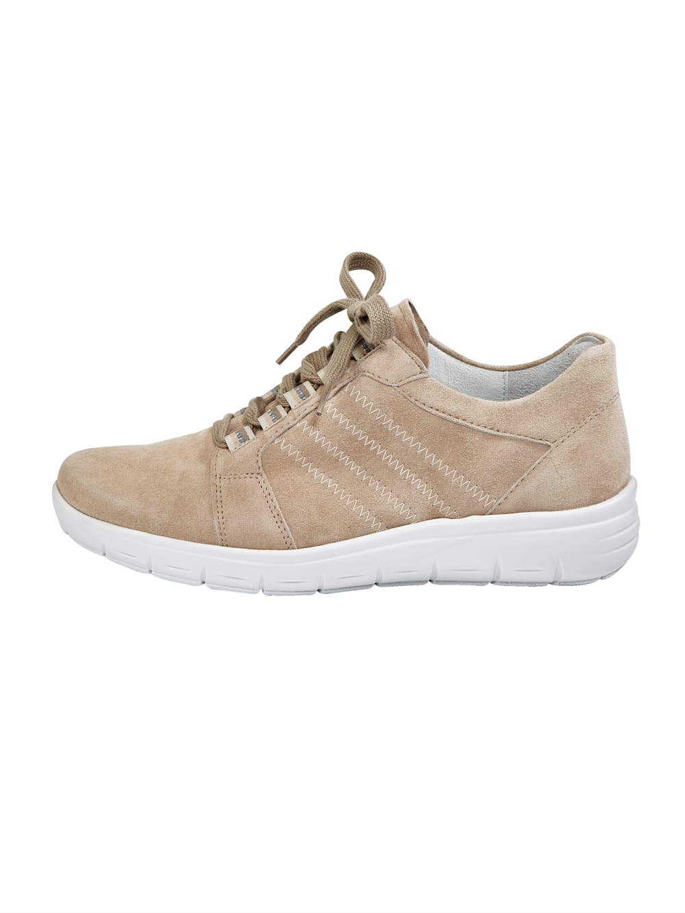 Vamos Schnurschuh mit Luftpolsterlaufsohle ausgestattet - Beige