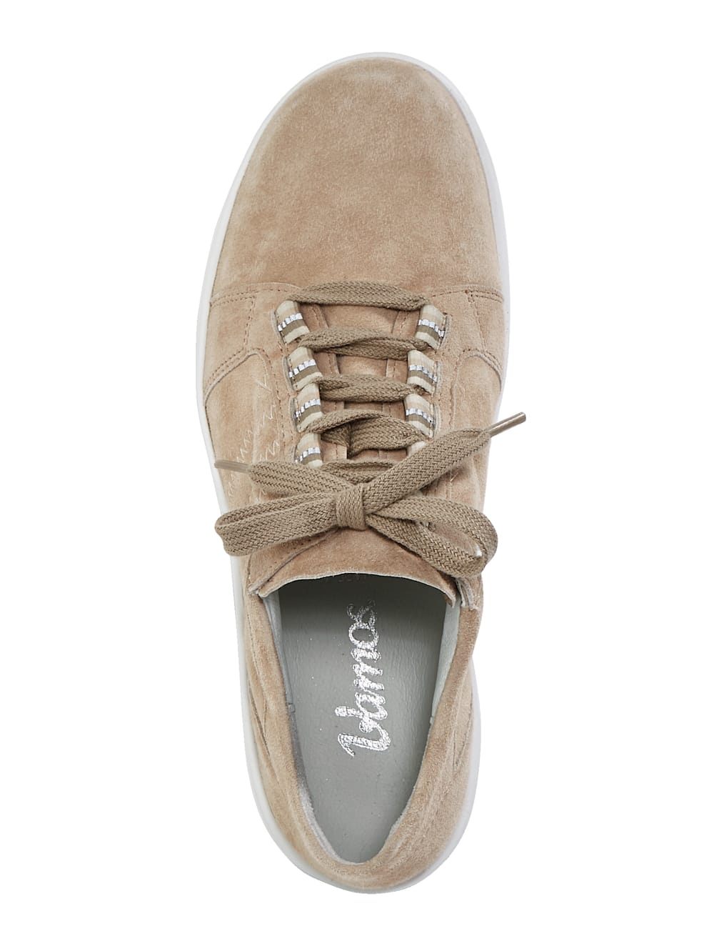 Vamos Schnurschuh mit Luftpolsterlaufsohle ausgestattet - Beige