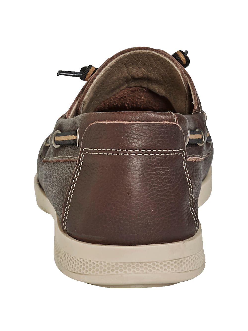 Vamos Schnurschuh aus weichem Leder - Dunkelbraun