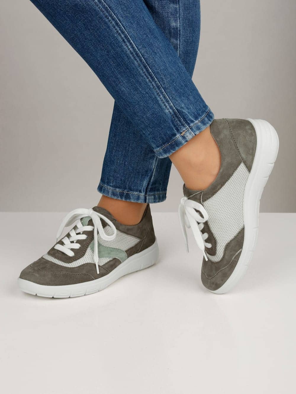 Vamos Schnurschuh - Oliv