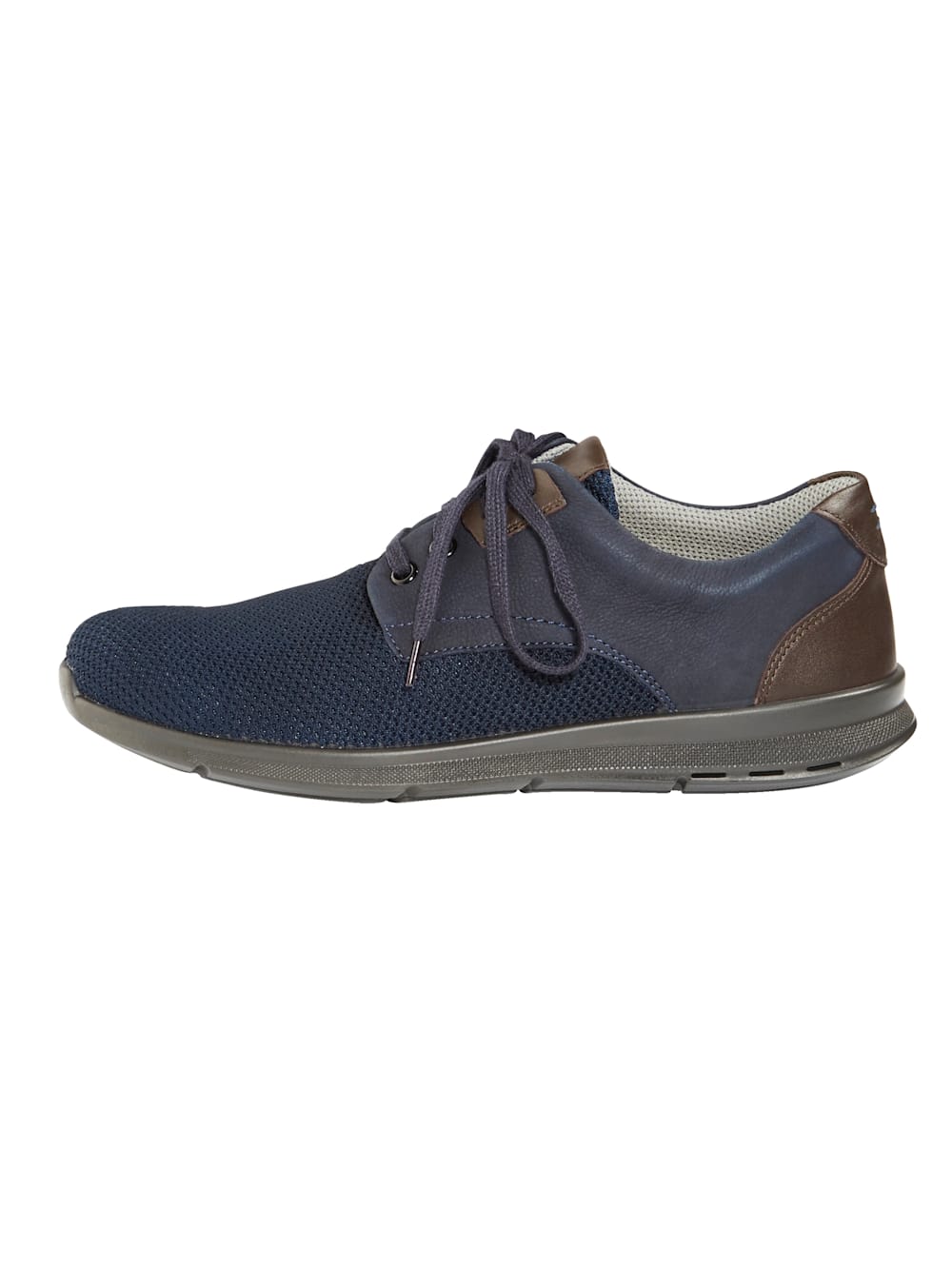 Vamos Schnurschuh mit Superstretch-Textil - Marineblau
