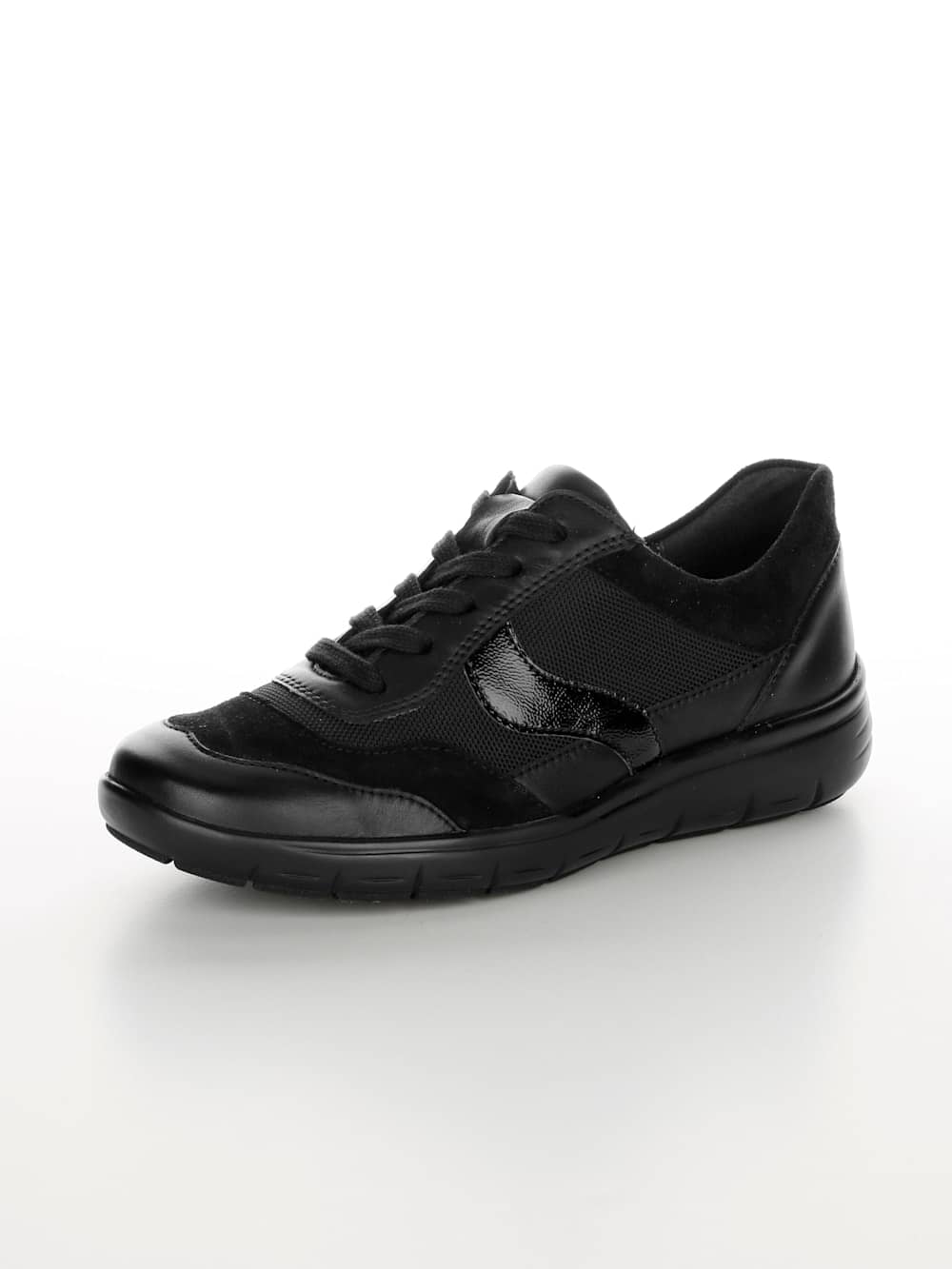 Vamos Schnurschuh mit Shock-Absorber - Schwarz