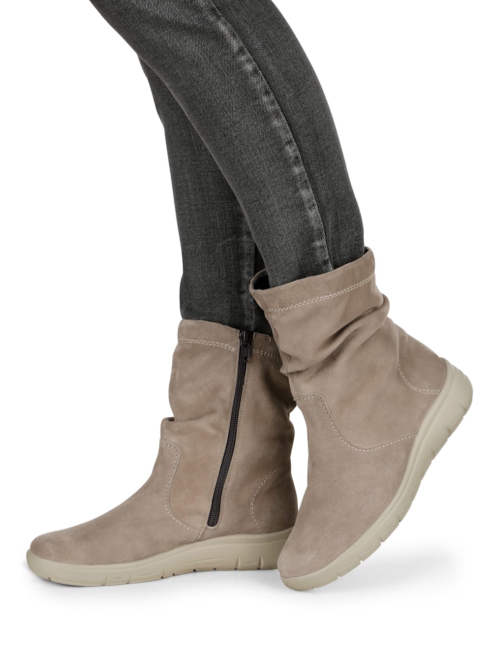 Vamos Stiefelette mit Shock-Absorber - Taupe