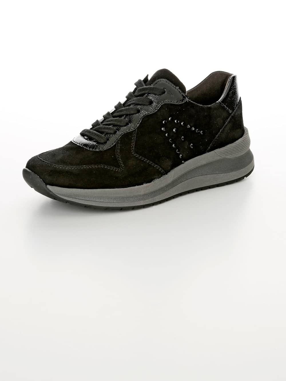 Vamos Schnurschuh mit Shock-Absorber - Schwarz