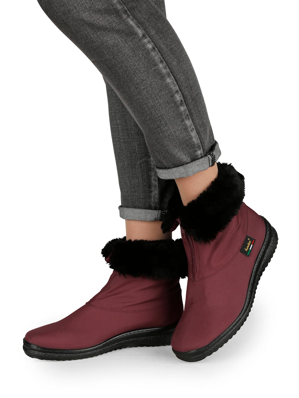 Vamos Stiefelette mit Tex-Funktion - Bordeaux