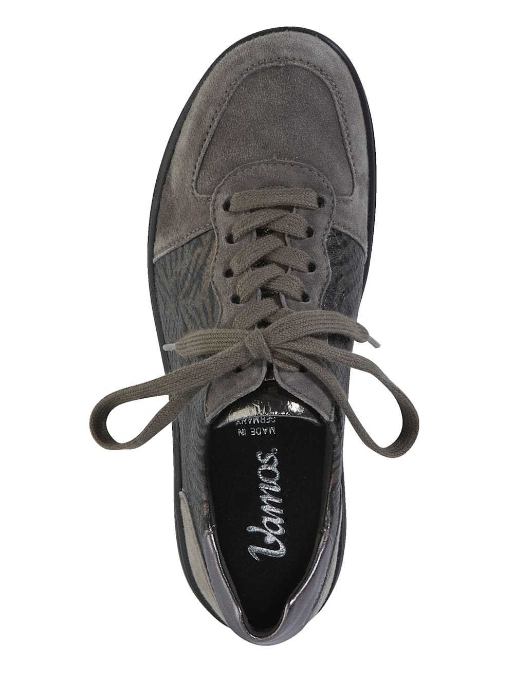Vamos Schnurschuh mit Luftpolsterlaufsohle - Taupe