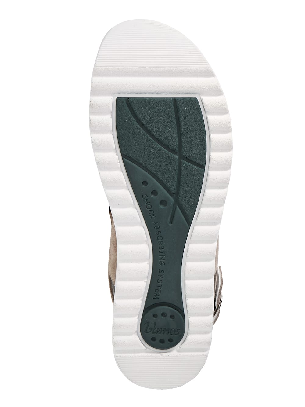 Vamos Sandale mit Shock-Absorber - Taupe