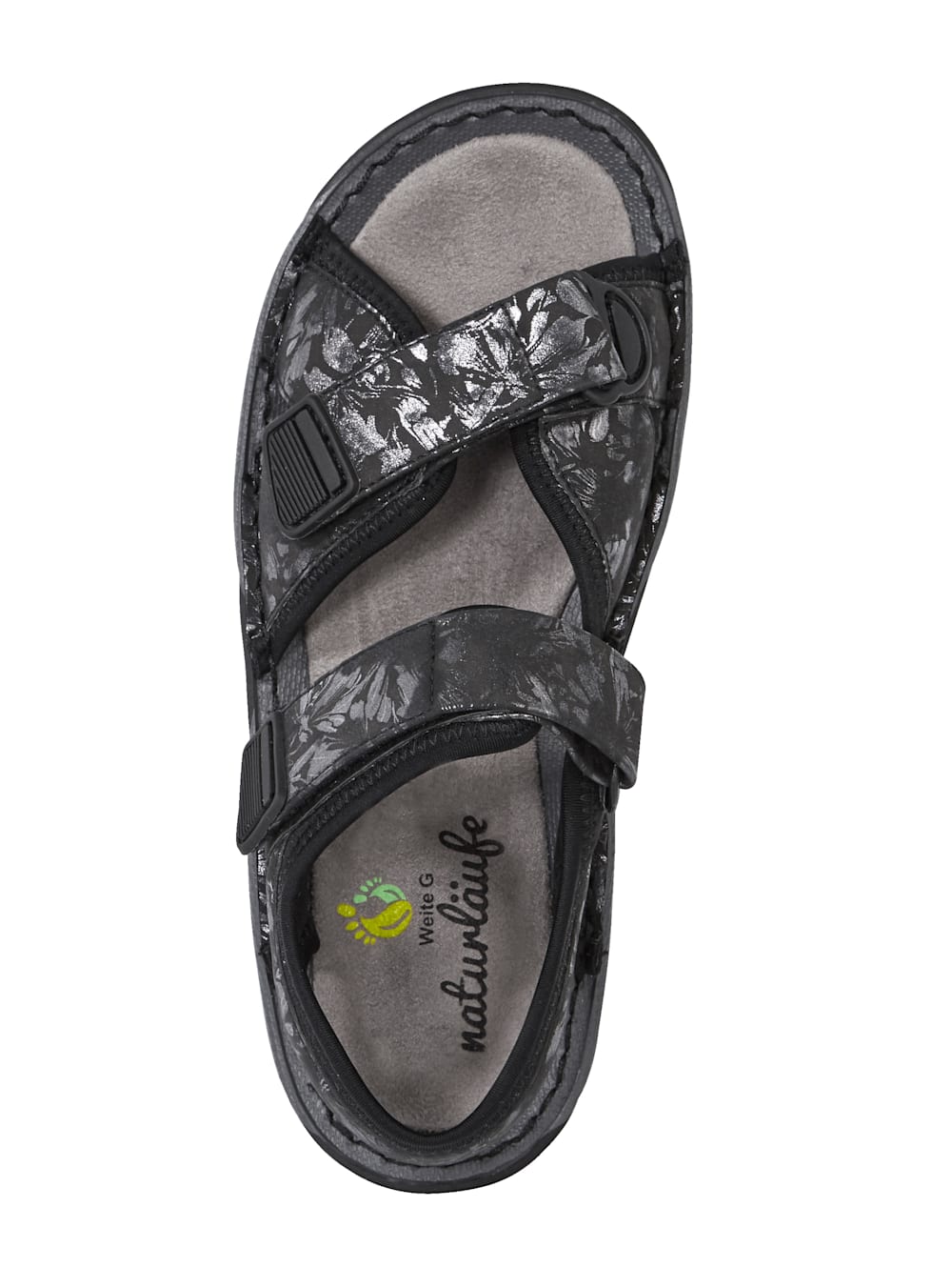 Vamos Sandale in Trekking-Optik - Schwarz
