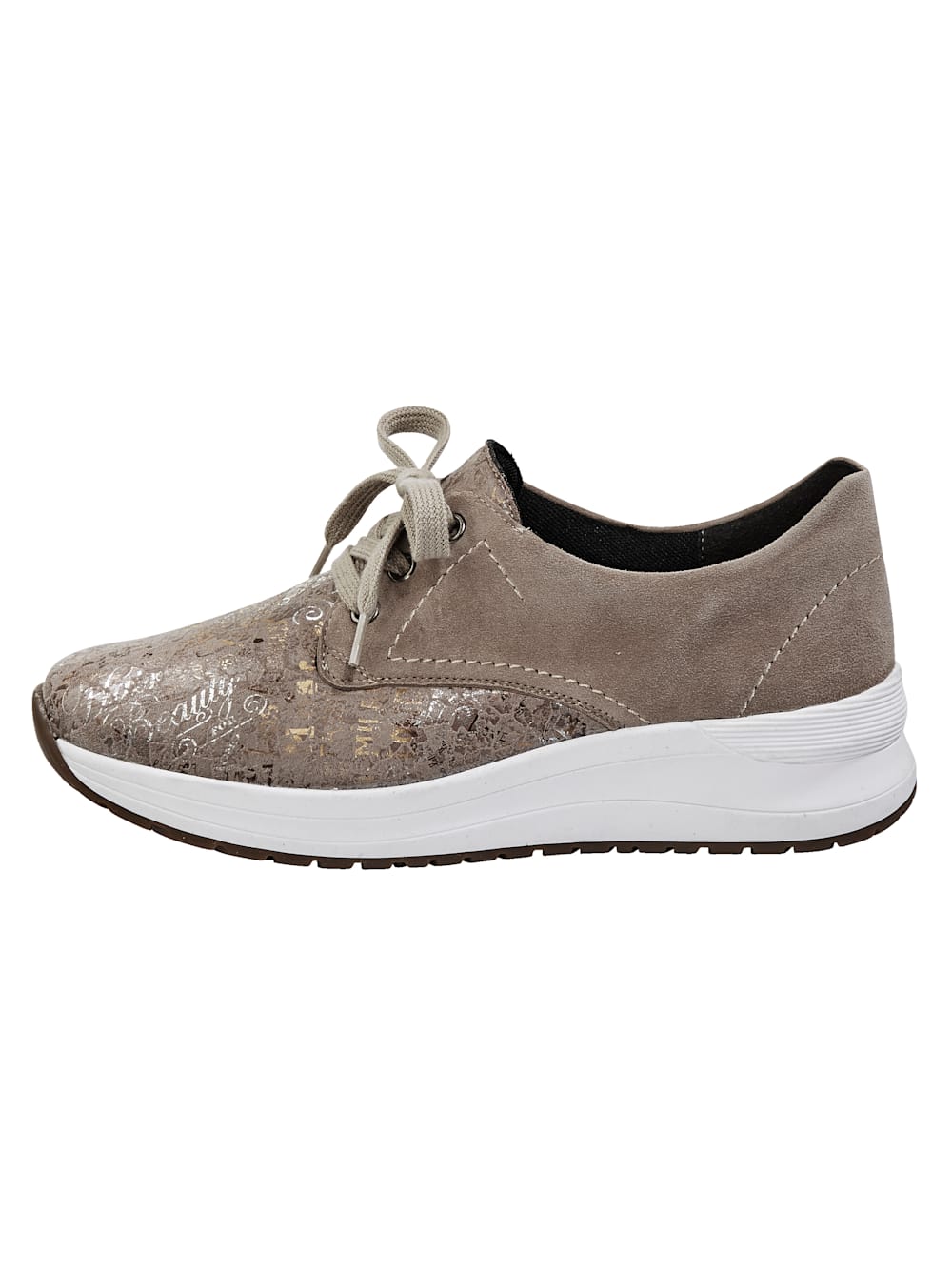 Vamos Schnurschuh - Taupe