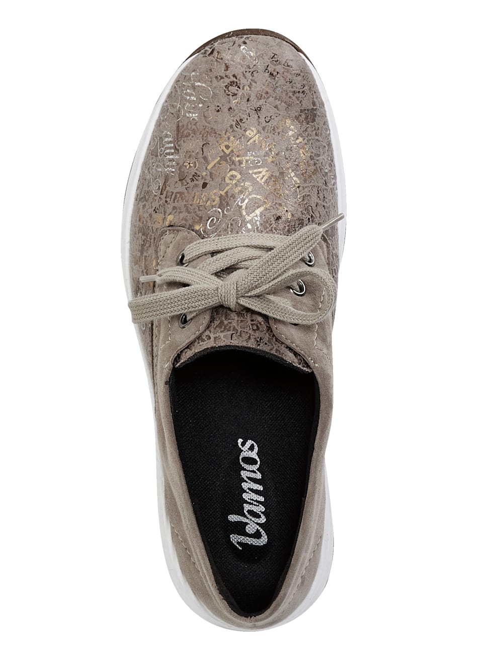 Vamos Schnurschuh - Taupe