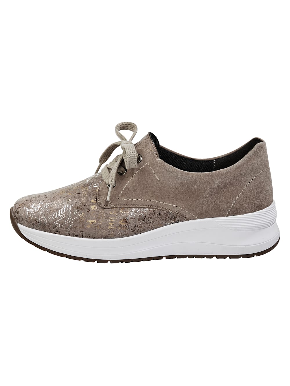 Vamos Schnurschuh - Taupe