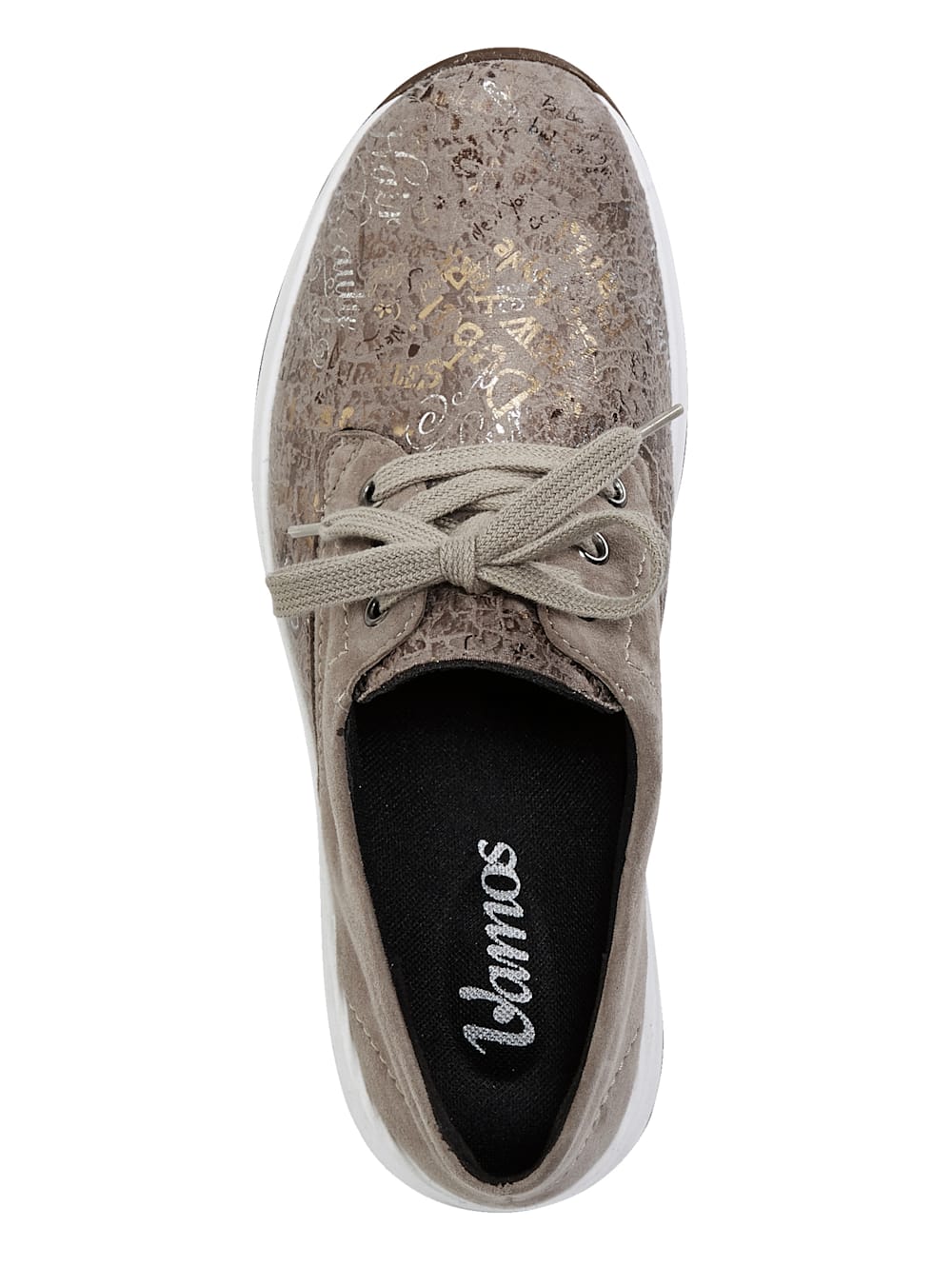 Vamos Schnurschuh - Taupe