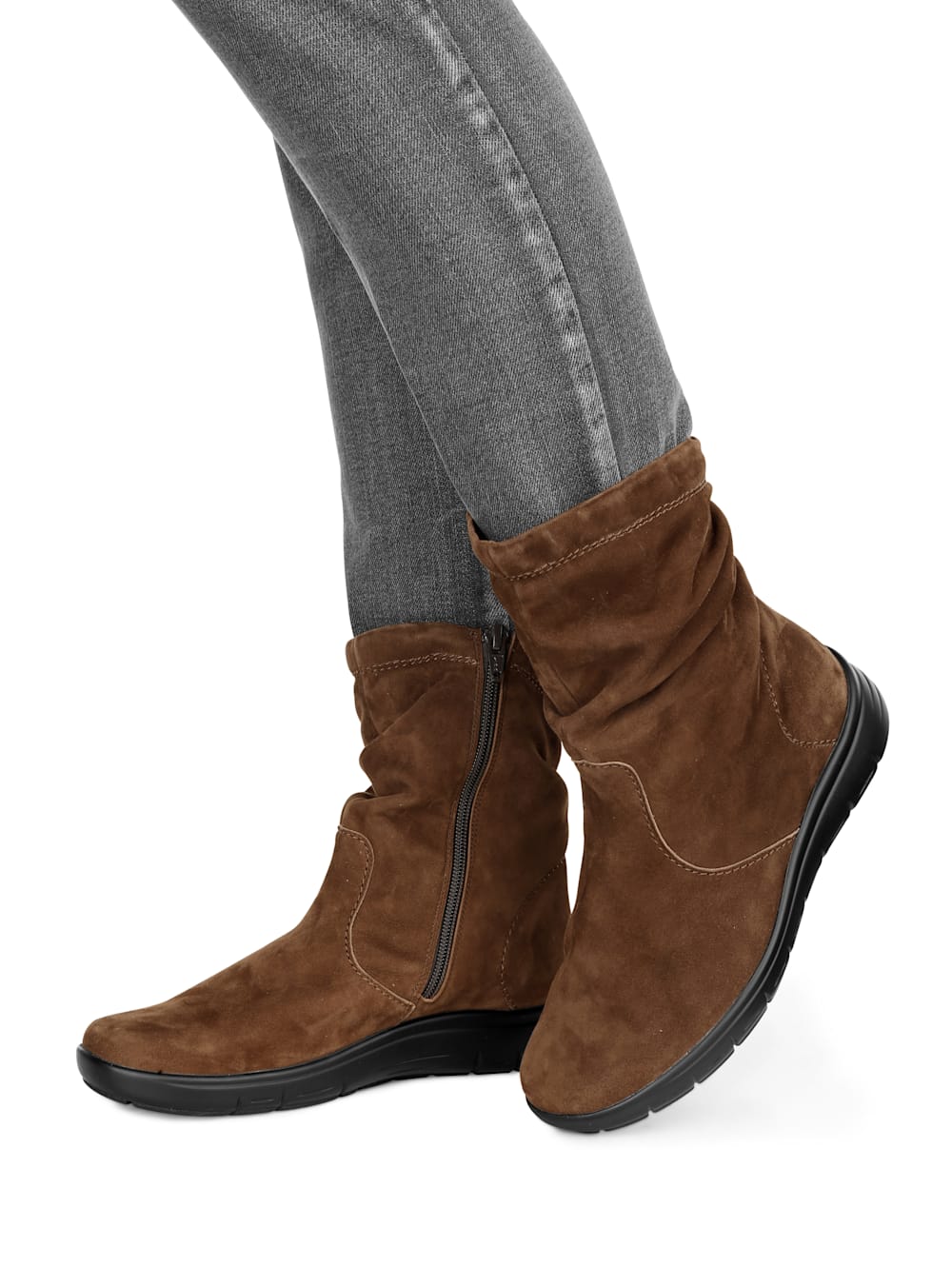 Vamos Stiefelette mit Shock-Absorber - Cognac