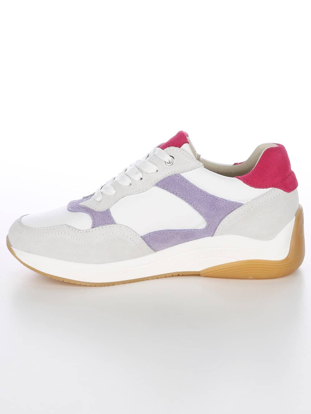 Vamos Schnurschuh in farbenfrohem Design - Flieder