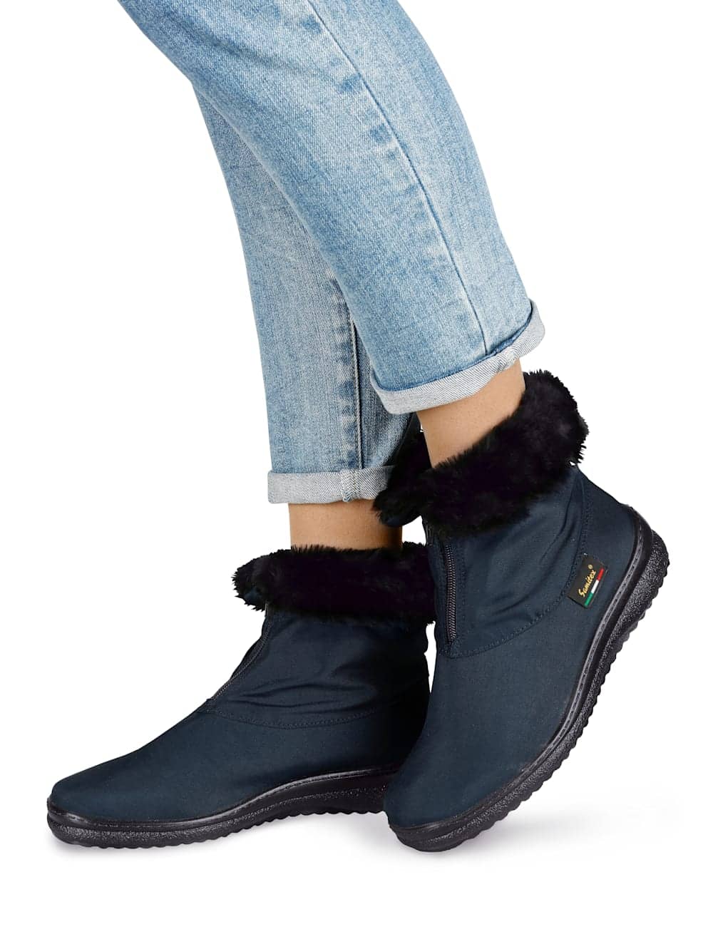 Vamos Stiefelette mit Tex-Funktion - Blau