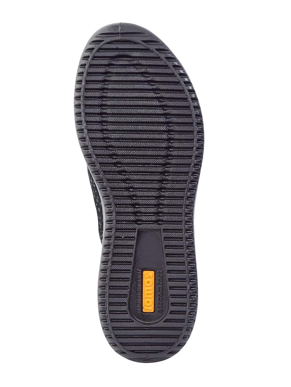 Vamos Schnurschuh mit Glitzereffekt - Schwarz