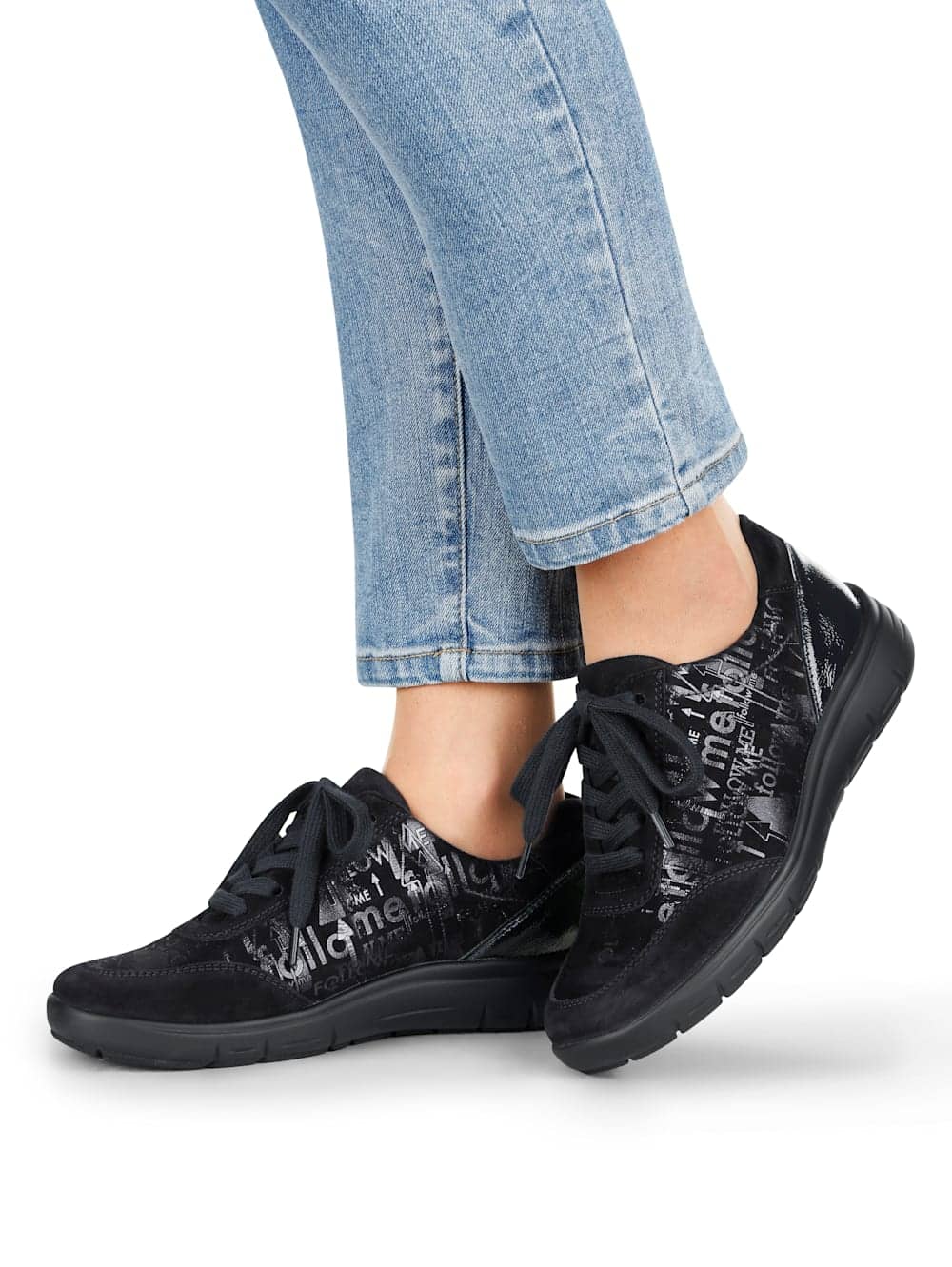 Vamos Schnurschuh mit Luftpolsterlaufsohle - Dunkelblau