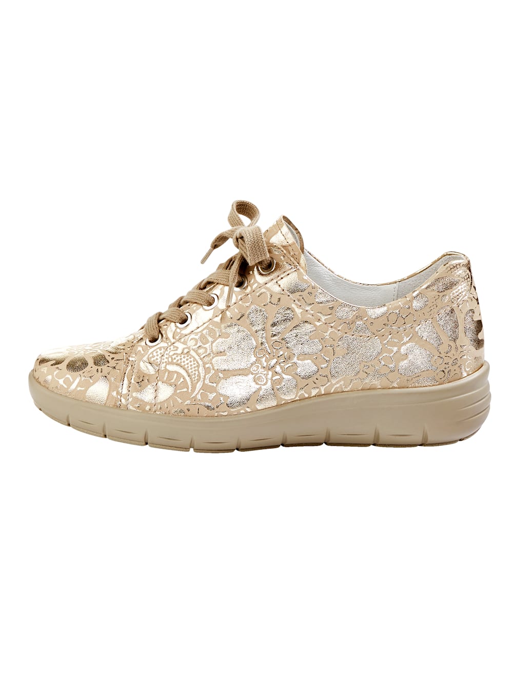 Vamos Schnurschuh mit Shock-Absorber - Goldfarben
