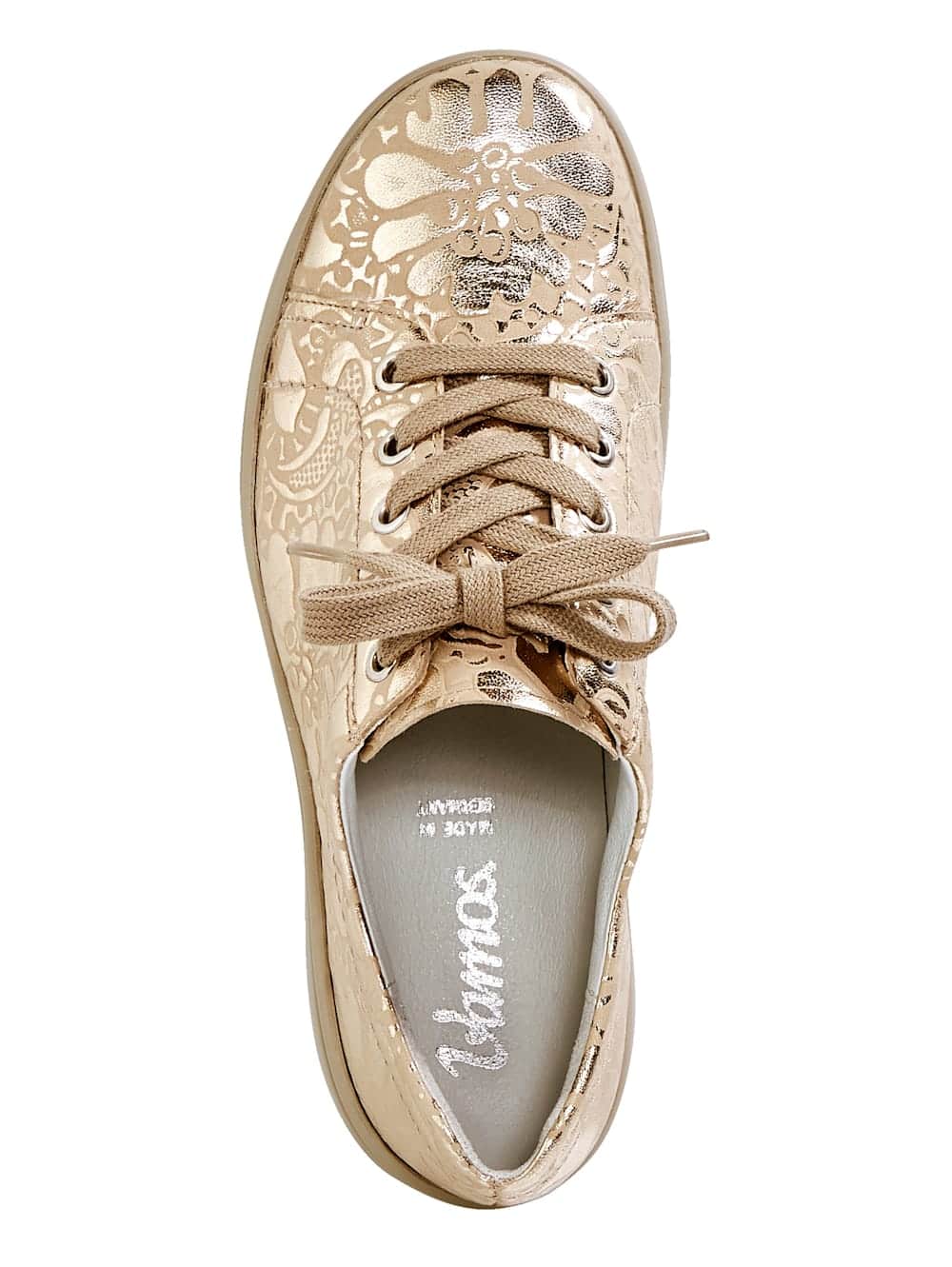 Vamos Schnurschuh mit Shock-Absorber - Goldfarben